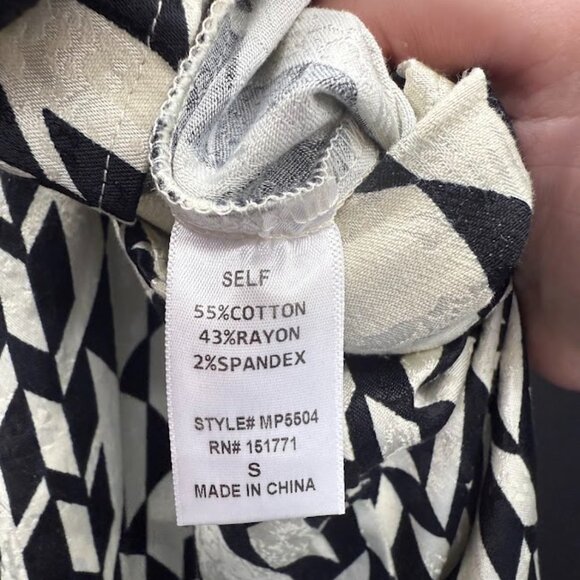 Le Lis Pattern Wide Leg Pants - Picture 5 of 5